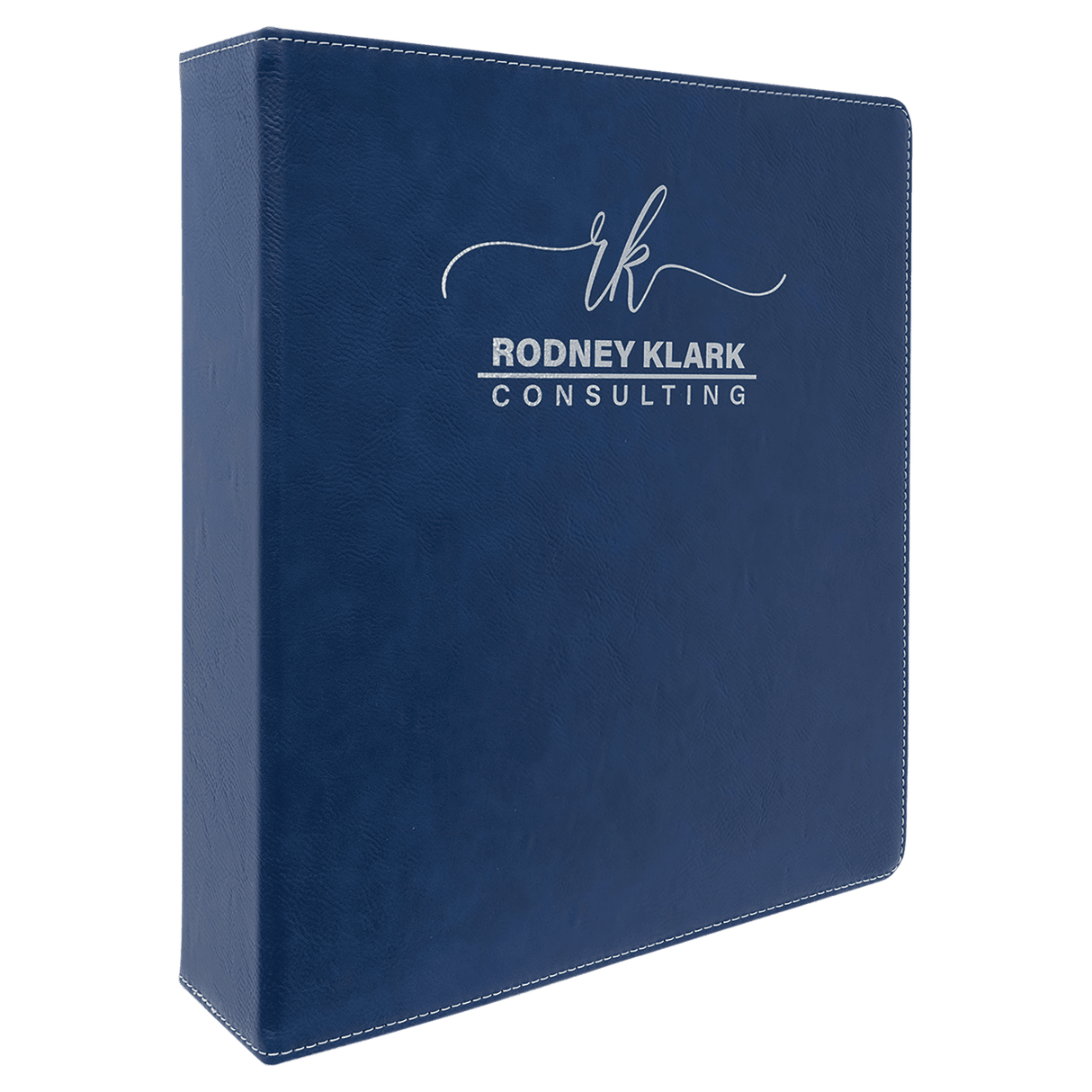 Leatherette 3 Ring Binder with 2" Slant D Rings, 11" x 11 1/2"