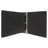 Leatherette 3 Ring Binder with 2" Slant D Rings, 11" x 11 1/2"