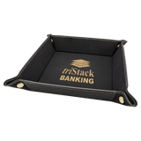 Personalized Leatherette Valet or Dice Tray