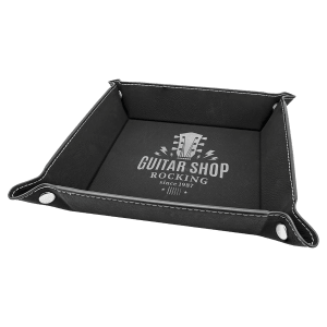 Personalized Leatherette Valet or Dice Tray