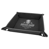 Personalized Leatherette Valet or Dice Tray