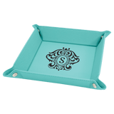 Personalized Leatherette Valet or Dice Tray
