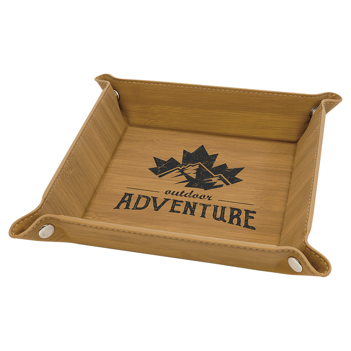 Personalized Leatherette Valet or Dice Tray