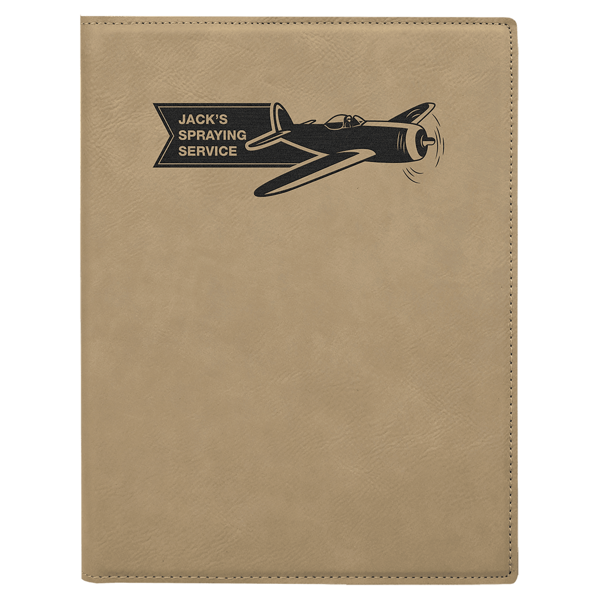 Leatherette Portfolio with Notepad, 7" x 9"