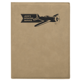 Leatherette Portfolio with Notepad, 7" x 9"