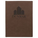 Leatherette Portfolio with Notepad, 7" x 9"