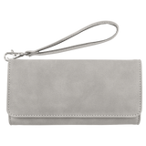 Wallet with Strap - Laserable Leatherette, Creekside Collection