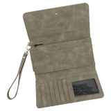 Wallet with Strap - Laserable Leatherette, Creekside Collection