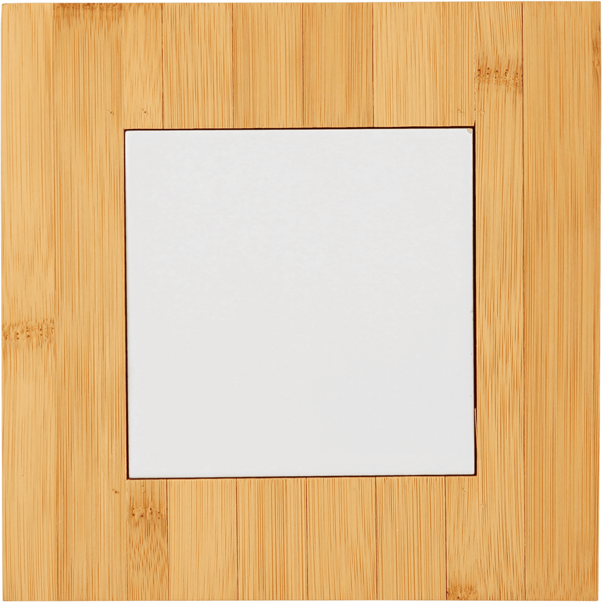 Bamboo Trivet with Recessed Area for 4 1/4" Tiles, 7 1/4" x 7 1/4"