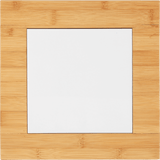 Bamboo Trivet with Recessed Area for 6" Tiles, 9" x 9"