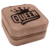 Leatherette Jewelry Box, Creekside Collection, 4" X 4"