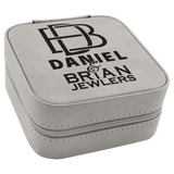 Leatherette Jewelry Box, Creekside Collection, 4" X 4"