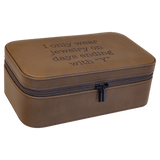 Leatherette Jewelry Box, 7 1/2" X 4 1/2"