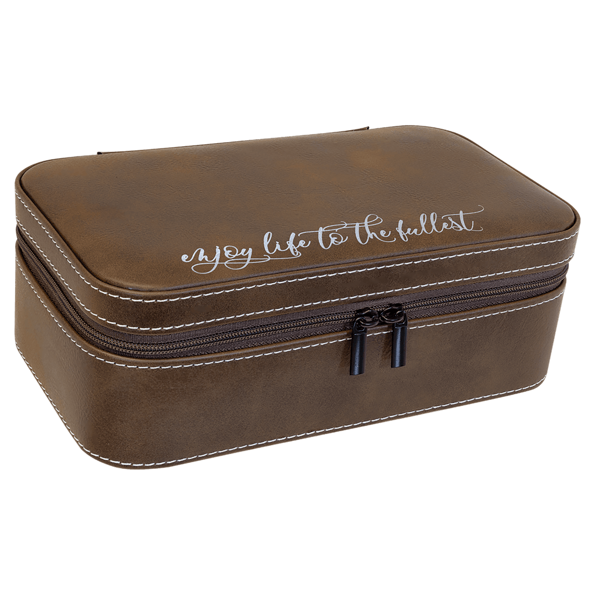 Leatherette Jewelry Box, 7 1/2" X 4 1/2"