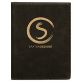 Leatherette Portfolio with Notepad, 7" x 9"