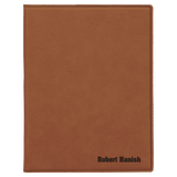 Leatherette Portfolio with Notepad, 7" x 9"