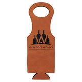 Leatherette Wine Bag, Personalized