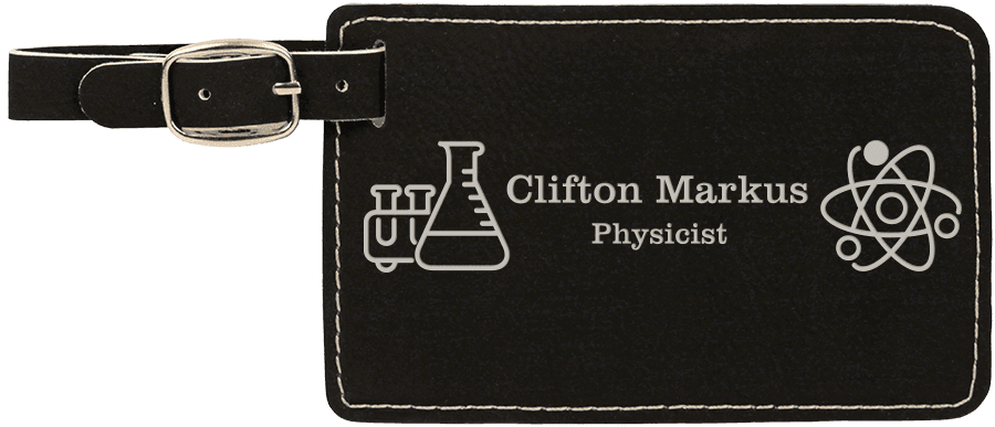 Leatherette Luggage or Sports Bag Tags