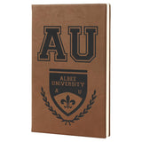 Leatherette Journal with Lined Notepad, 7" x 9 3/4"