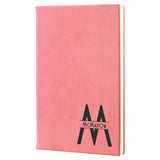 Leatherette Journal with Lined Notepad, 5 1/4" x 8 1/4"