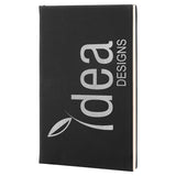 Leatherette Journal with Lined Notepad, 5 1/4" x 8 1/4"