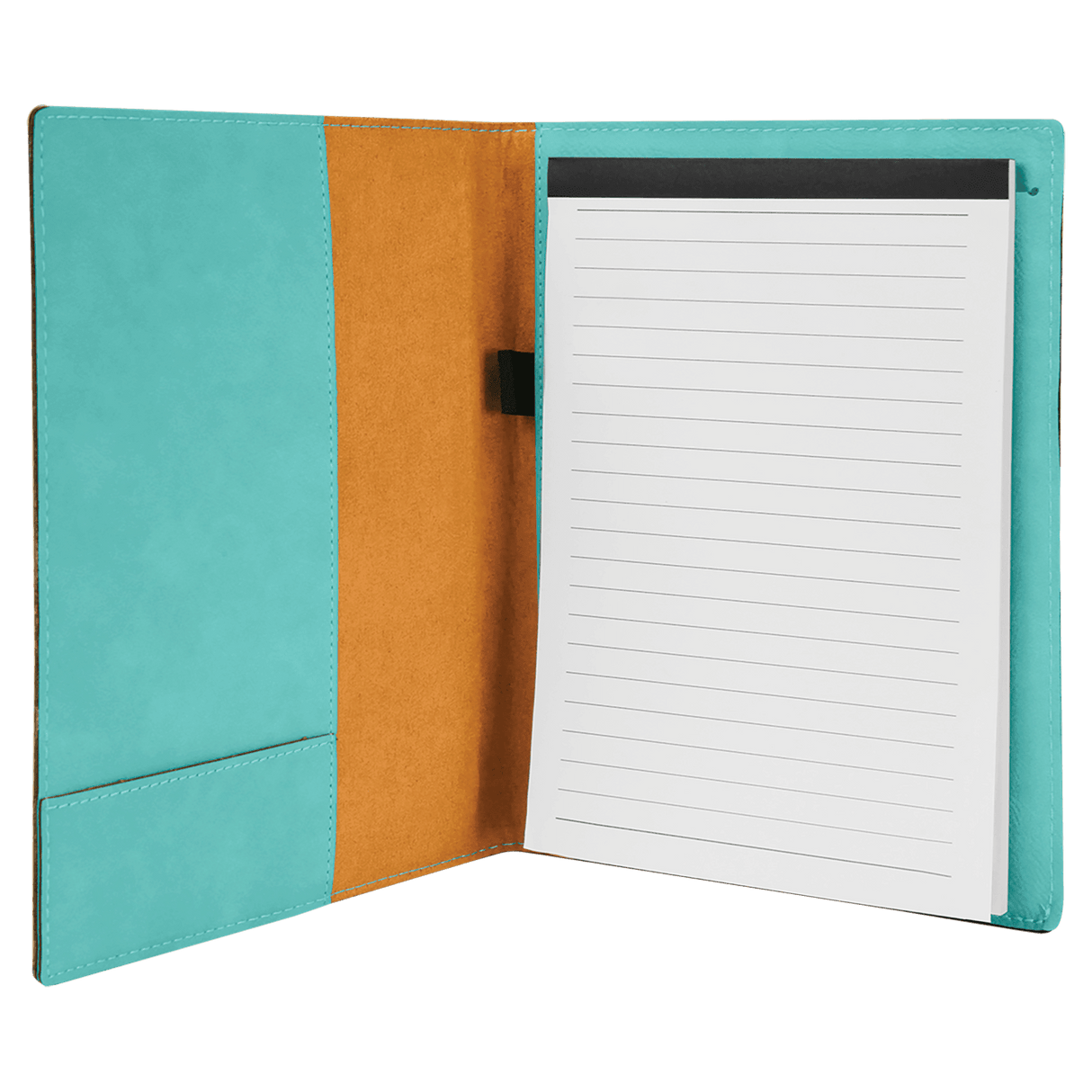 Leatherette Portfolio with Notepad, 7" x 9"