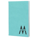 Leatherette Journal with Lined Notepad, 5 1/4" x 8 1/4"