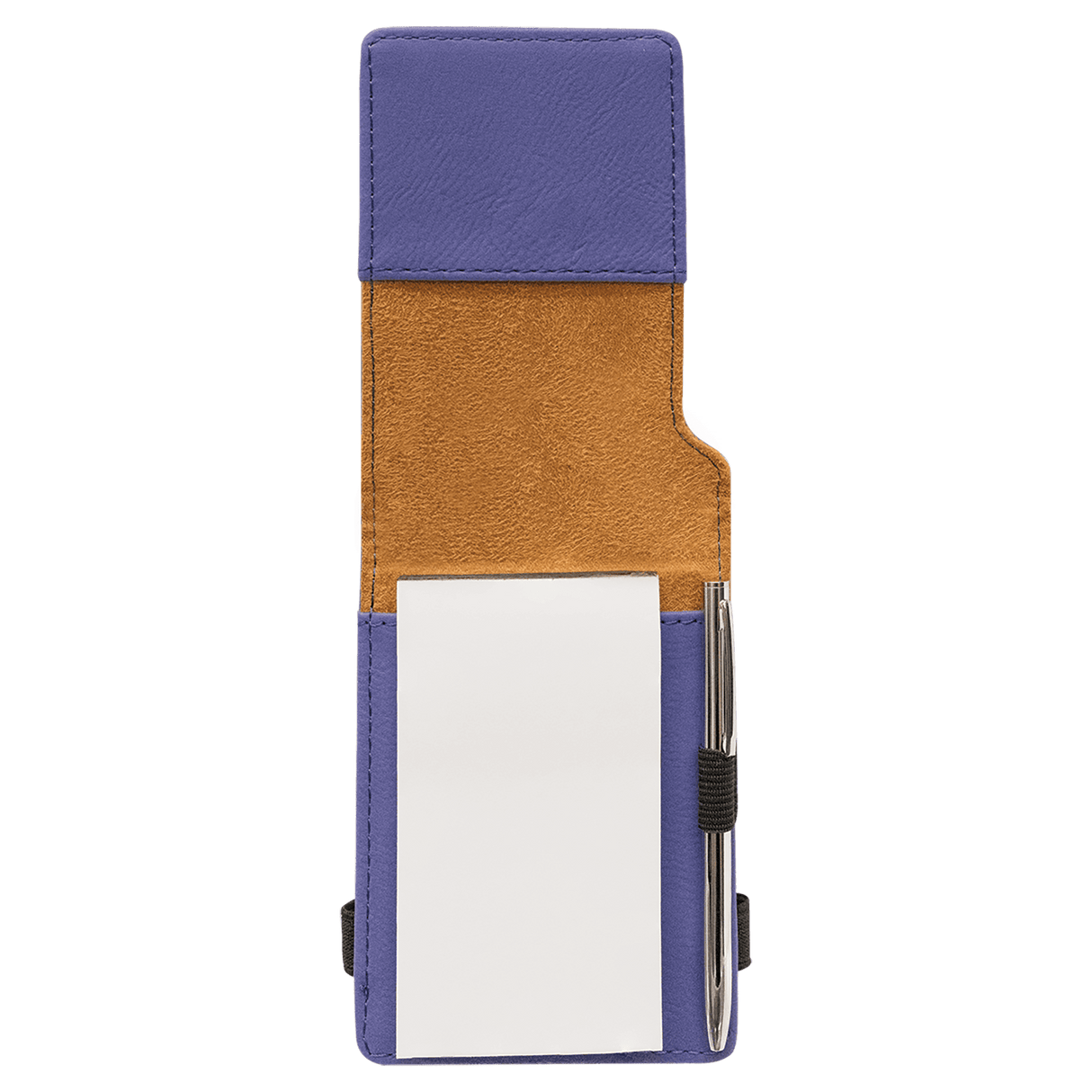 Leatherette Mini Notepad with Pen, 3 1/4" x 4 3/4"