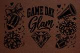 Personalized Football Skinny Can Sleeve, Laser Engraved Football Leatherette Slim Can Cooler, Custom Game Day Gift