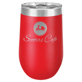 16 oz. Stemless Wine Glasses, Basic Colors
