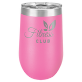16 oz. Stemless Wine Glasses, Basic Colors