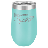 16 oz. Stemless Wine Glasses, Basic Colors