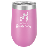 16 oz. Stemless Wine Glasses, Basic Colors
