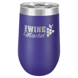 16 oz. Stemless Wine Glasses, Basic Colors