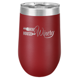 16 oz. Stemless Wine Glasses, Basic Colors
