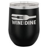 12 oz. Stemless Wine Glasses, Basic Colors