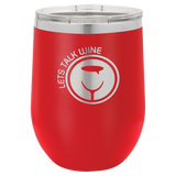12 oz. Stemless Wine Glasses, Basic Colors