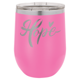 12 oz. Stemless Wine Glasses, Basic Colors
