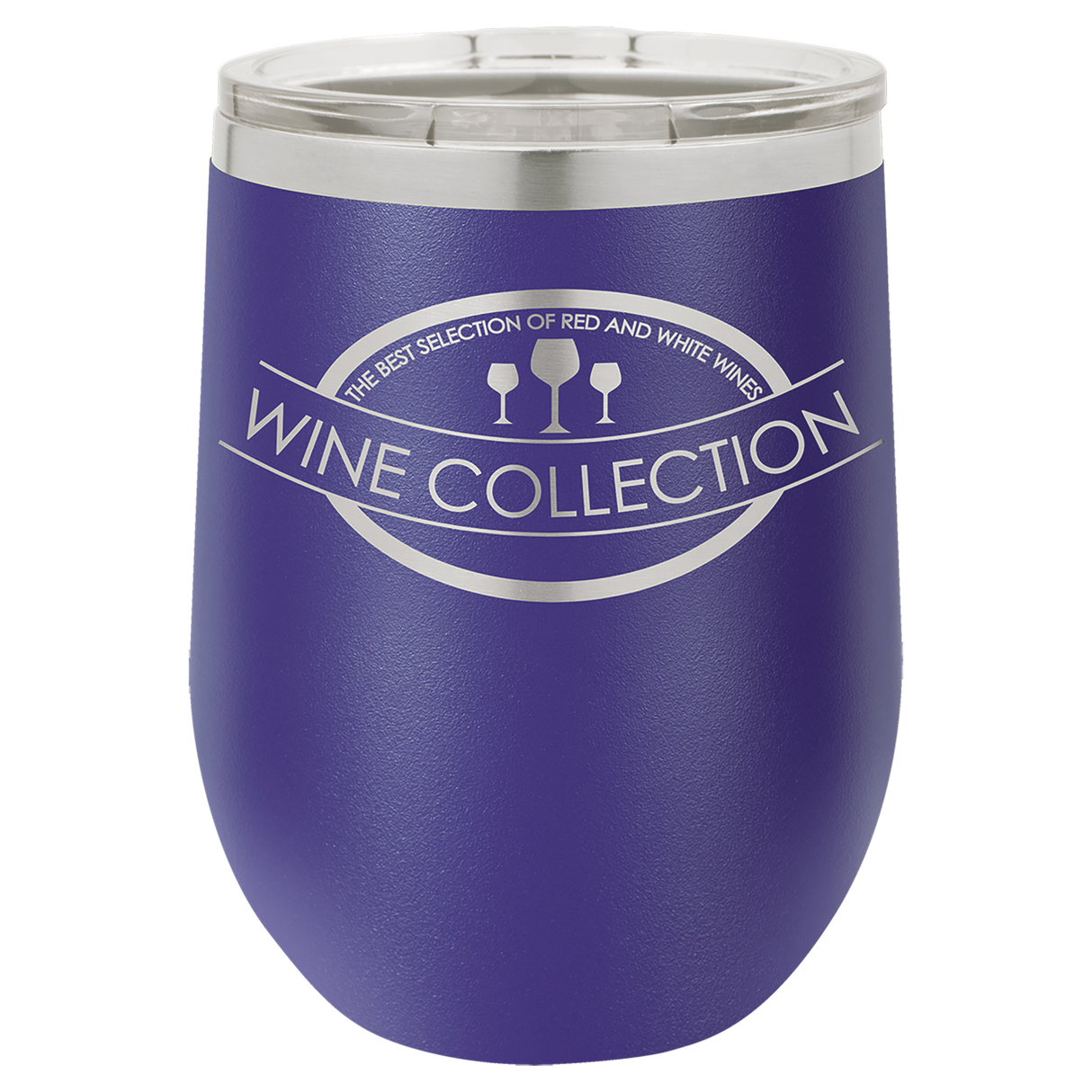 12 oz. Stemless Wine Glasses, Basic Colors