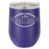 12 oz. Stemless Wine Glasses, Basic Colors
