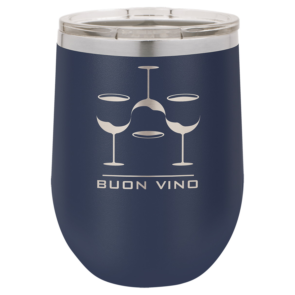 12 oz. Stemless Wine Glasses, Basic Colors
