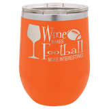 12 oz. Stemless Wine Glasses, Basic Colors