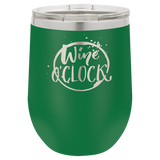 12 oz. Stemless Wine Glasses, Basic Colors