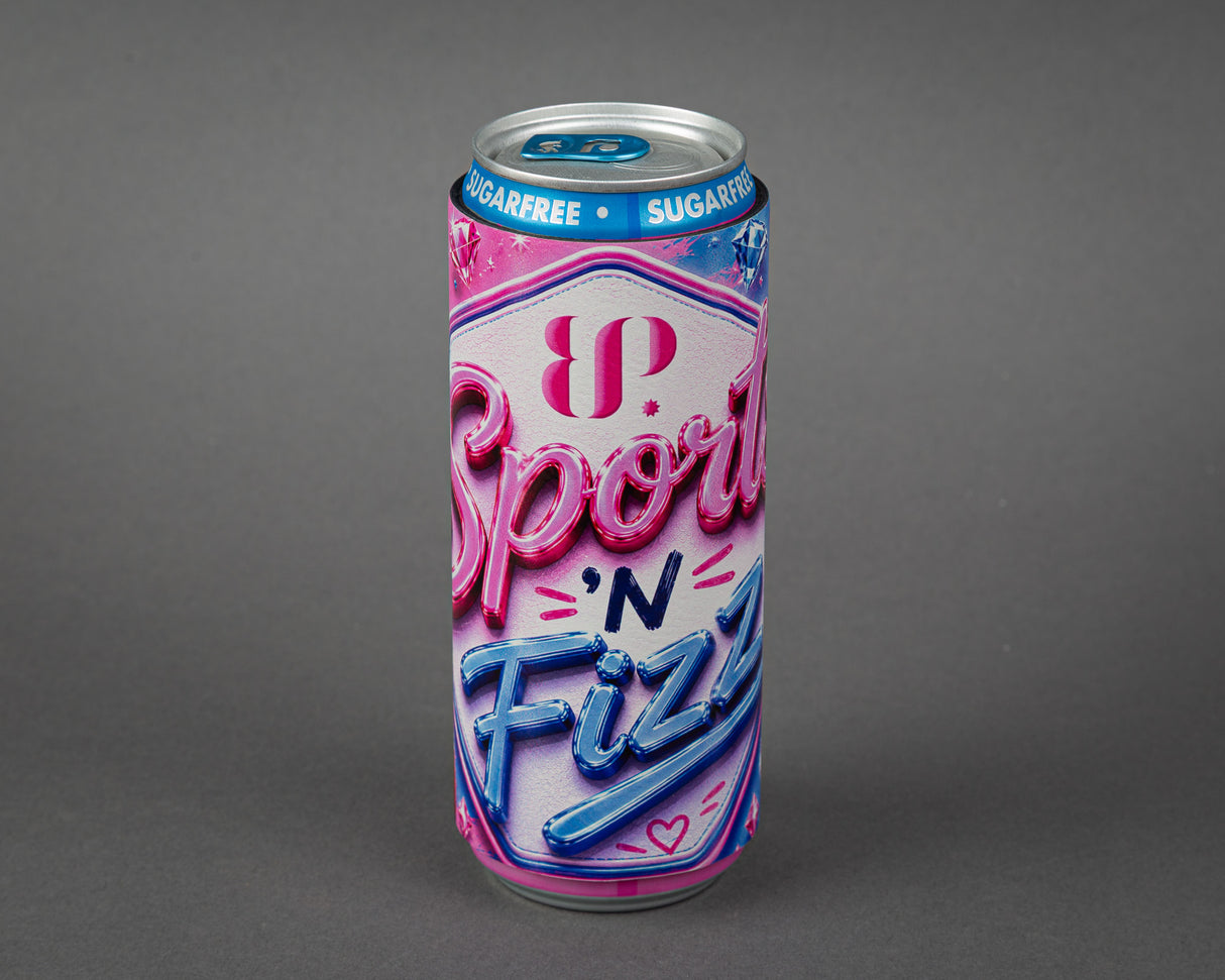 Custom Leather Skinny Can Wrap / Personalized Can Coozie