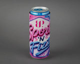 Custom Leather Skinny Can Wrap / Personalized Can Coozie