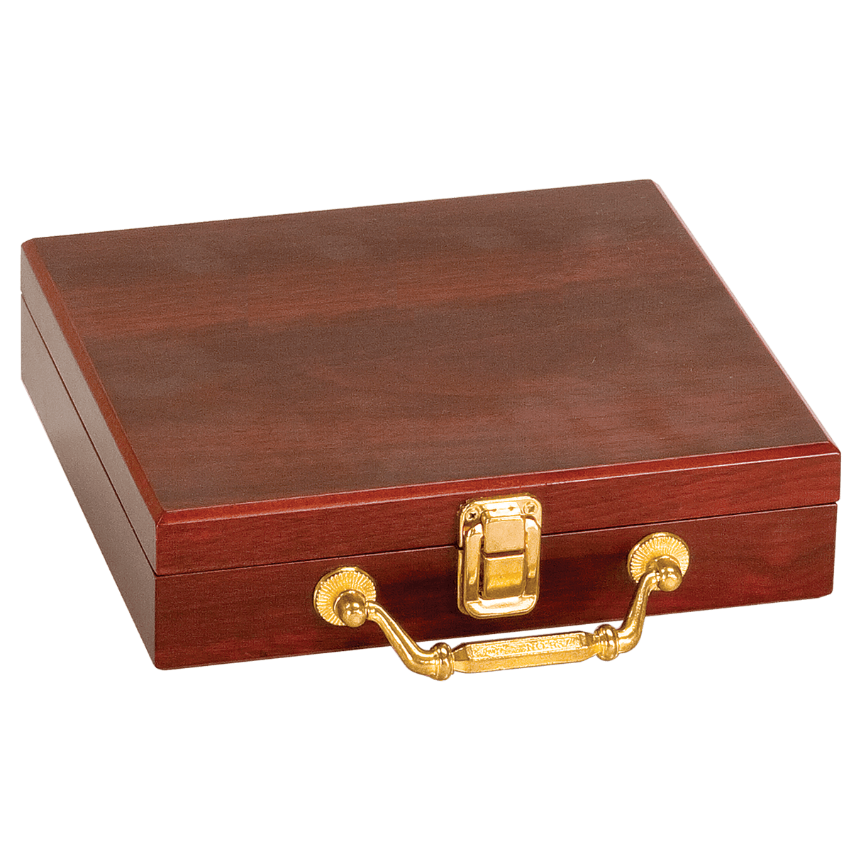 Rosewood Poker Set, 100 Chips, Cards, Dice, Wooden Case, Casino Game Night