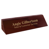 Rosewood Piano Finish Desk Wedge, 8 1/2"
