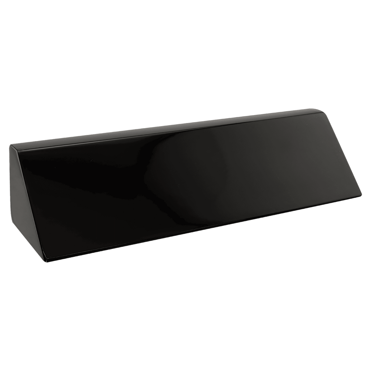 Black Piano Finish Desk Wedge, 8 1/2"