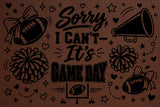 Personalized Football Skinny Can Sleeve, Laser Engraved Football Leatherette Slim Can Cooler, Custom Game Day Gift