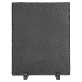 Rectangle Slate Decor with Plastic Feet, 9" x 7"